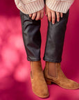 Mi/Mai -Bambi - Women's Brown Suede Chelsea Boot at The Nowhere Nation