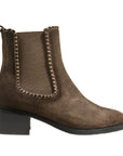 Mi/Mai -Bambi - Women's Khaki Suede Chelsea Boot at The Nowhere Nation
