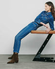 Jane II Khaki | Suede boot