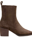 Jane II Khaki | Suede Ankle Boot