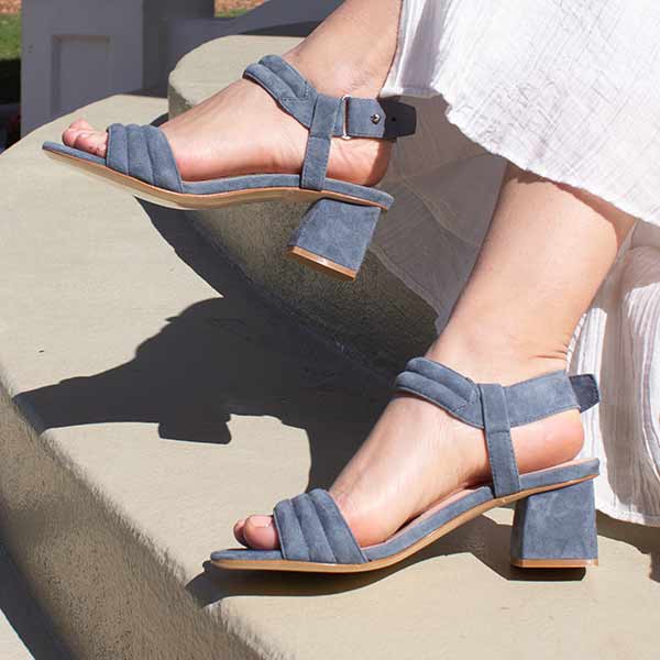 Mi/Mai Killian Blue Suede sandal