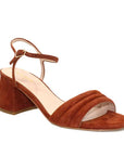 Mi/Mai Peony Brick suede sandals