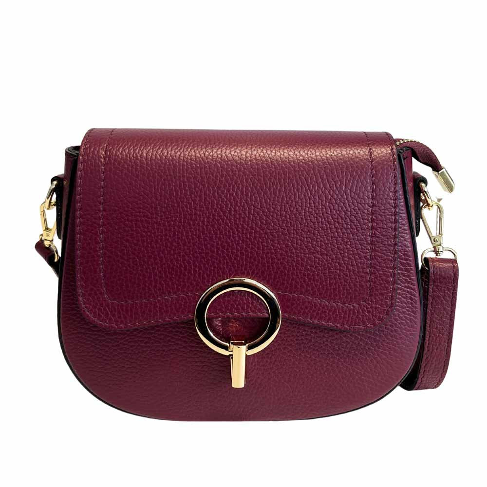 M01 Burgundy | Leather Handbag