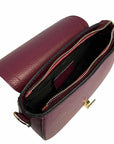 M01 Burgundy | Leather Handbag