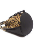 M03 Leopard | Leather Bucket Bag