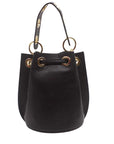 M03 Zebra | Leather bucket bag
