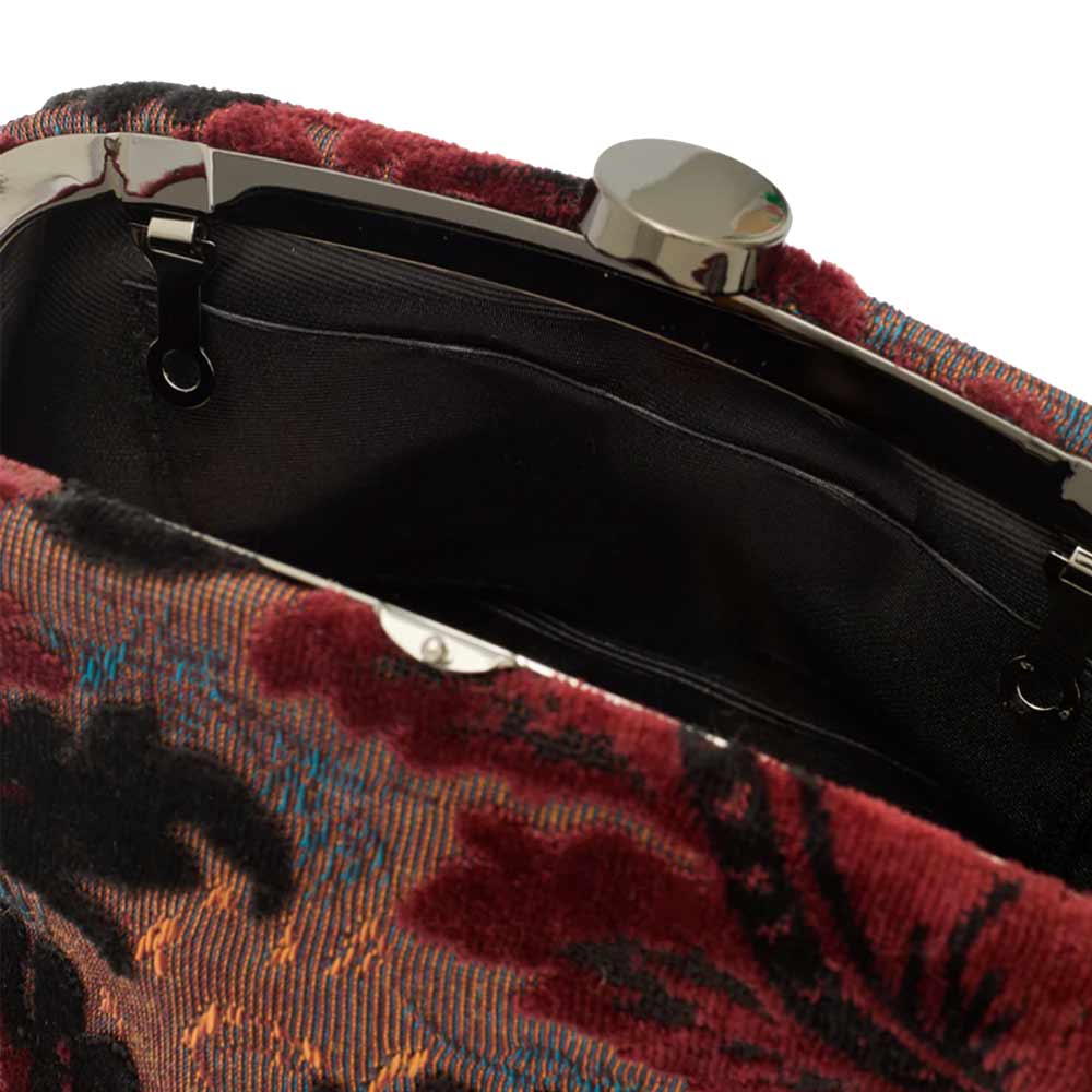 Anika Brown Multi | Velvet Clutch