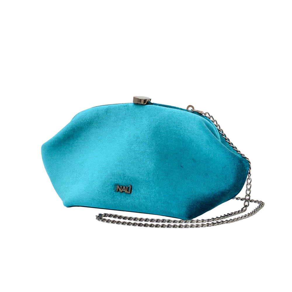 Anika Teal | Velvet Clutch