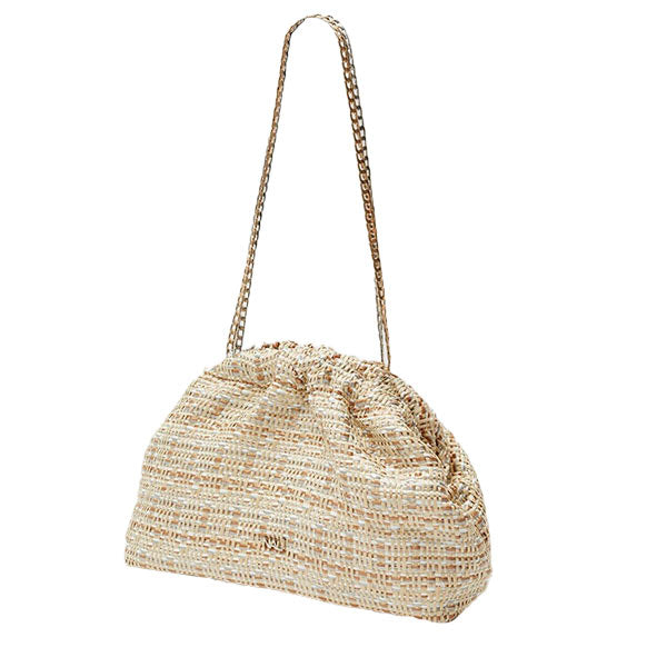 Estrella Cream/Bronze | Pouch Clutch