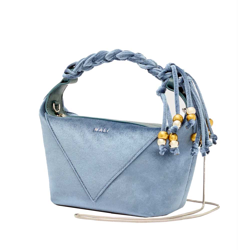Karen Blue | Velvet mini bag