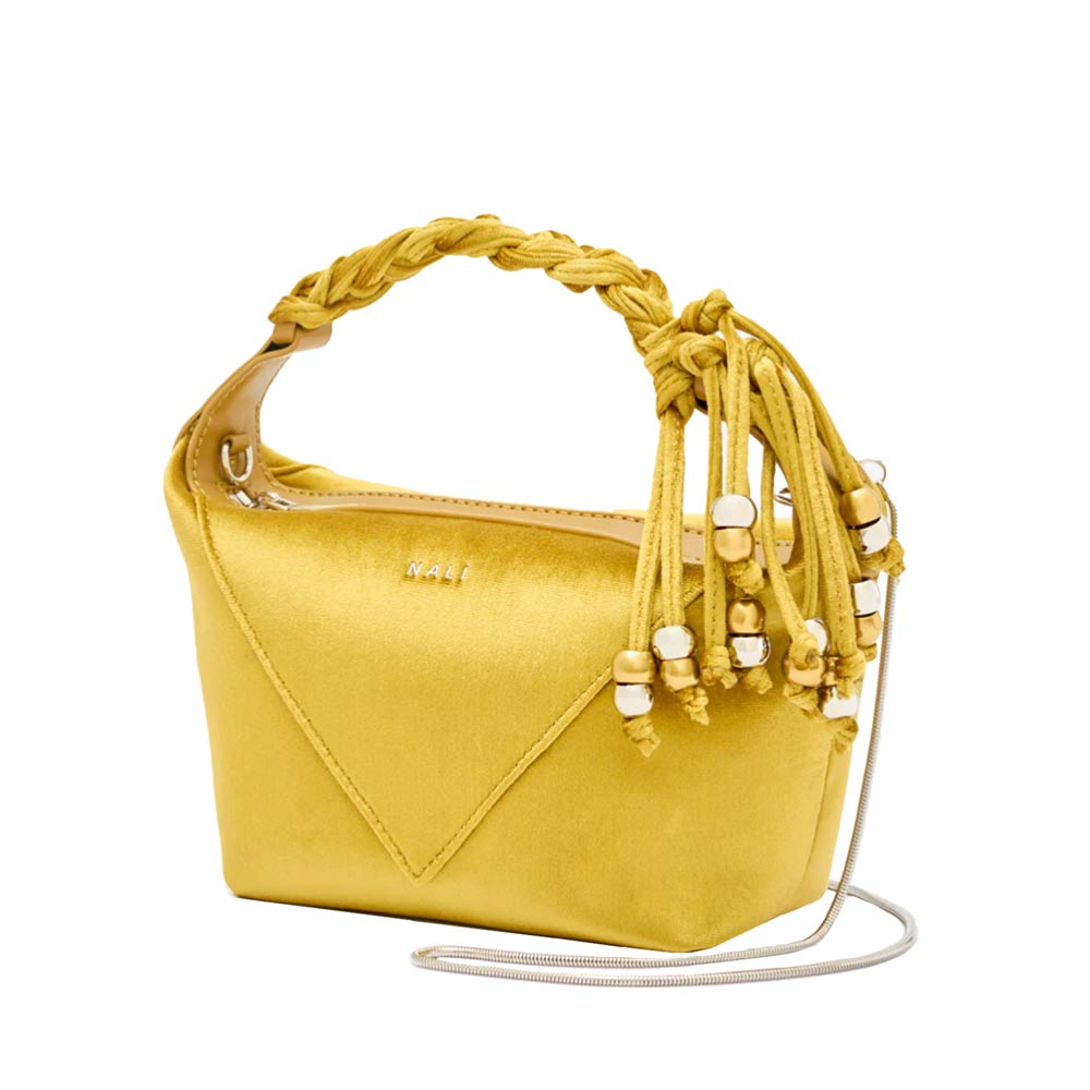 Karen Yellow Ochre | Velvet Mini Bag
