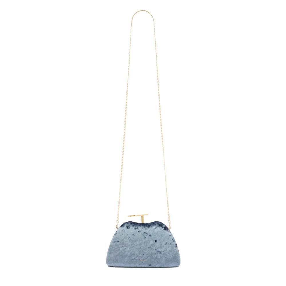 Tilly Blue | Velvet Clutch