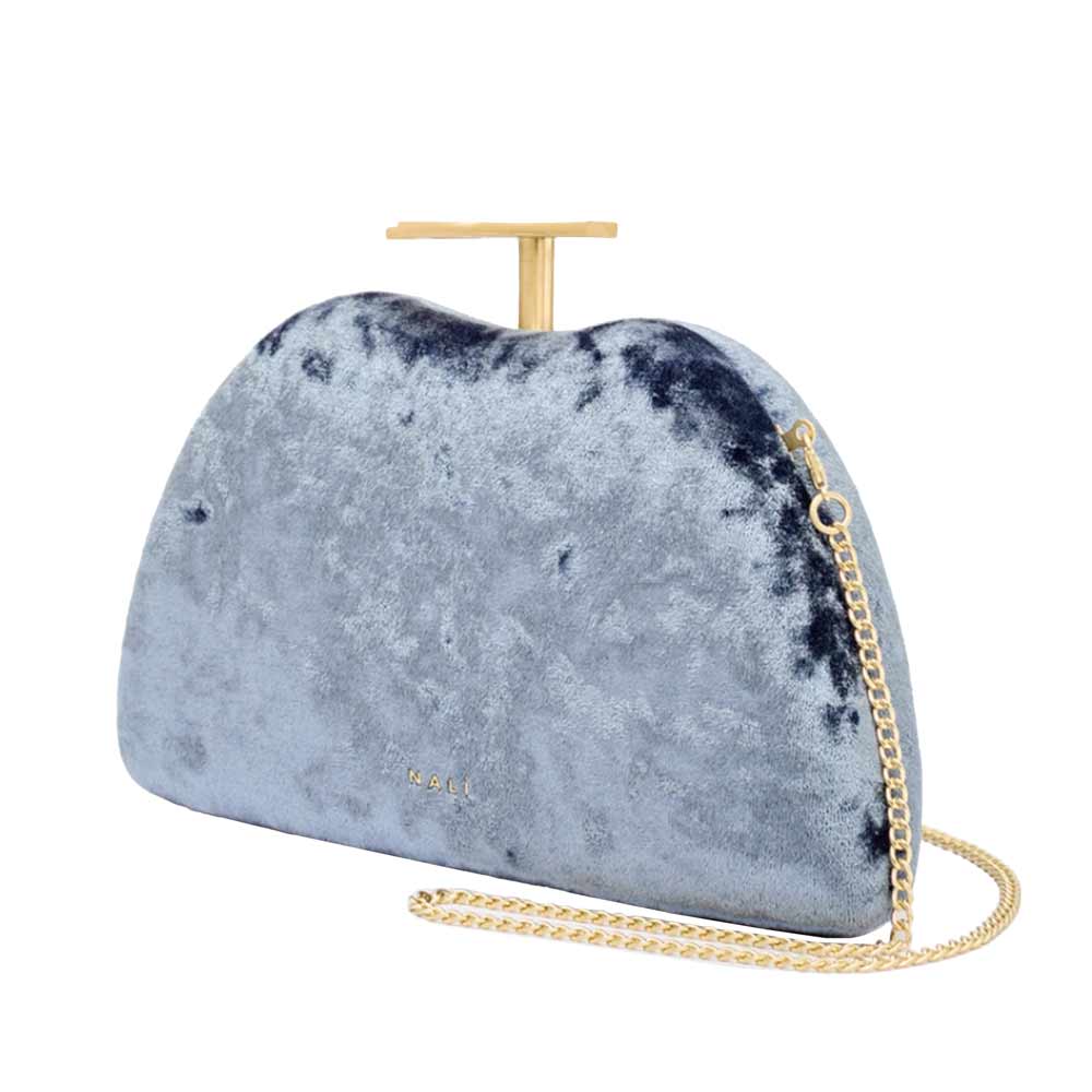 Tilly Blue | Velvet Clutch