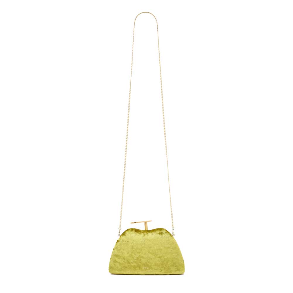 Tilly Green | Velvet Clutch