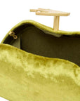 Tilly Green | Velvet Clutch