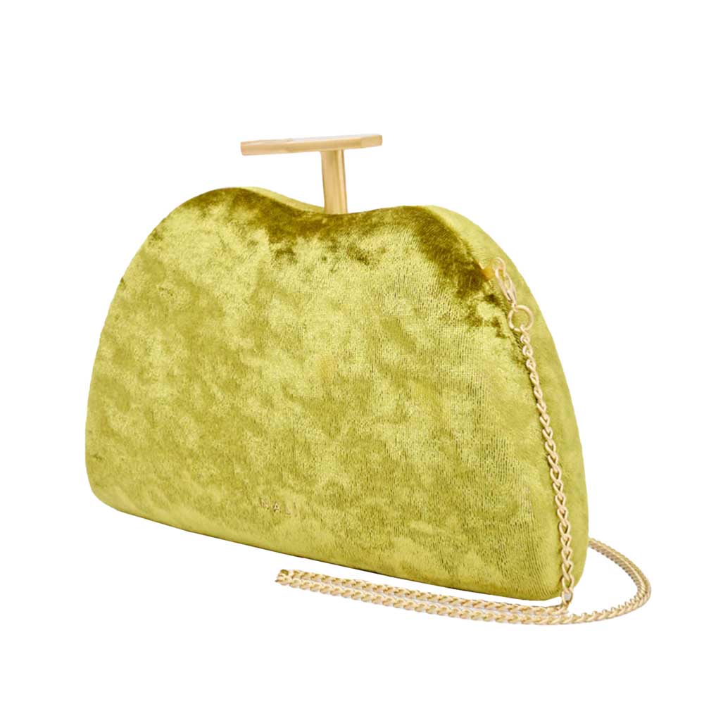 Tilly Green | Velvet Clutch
