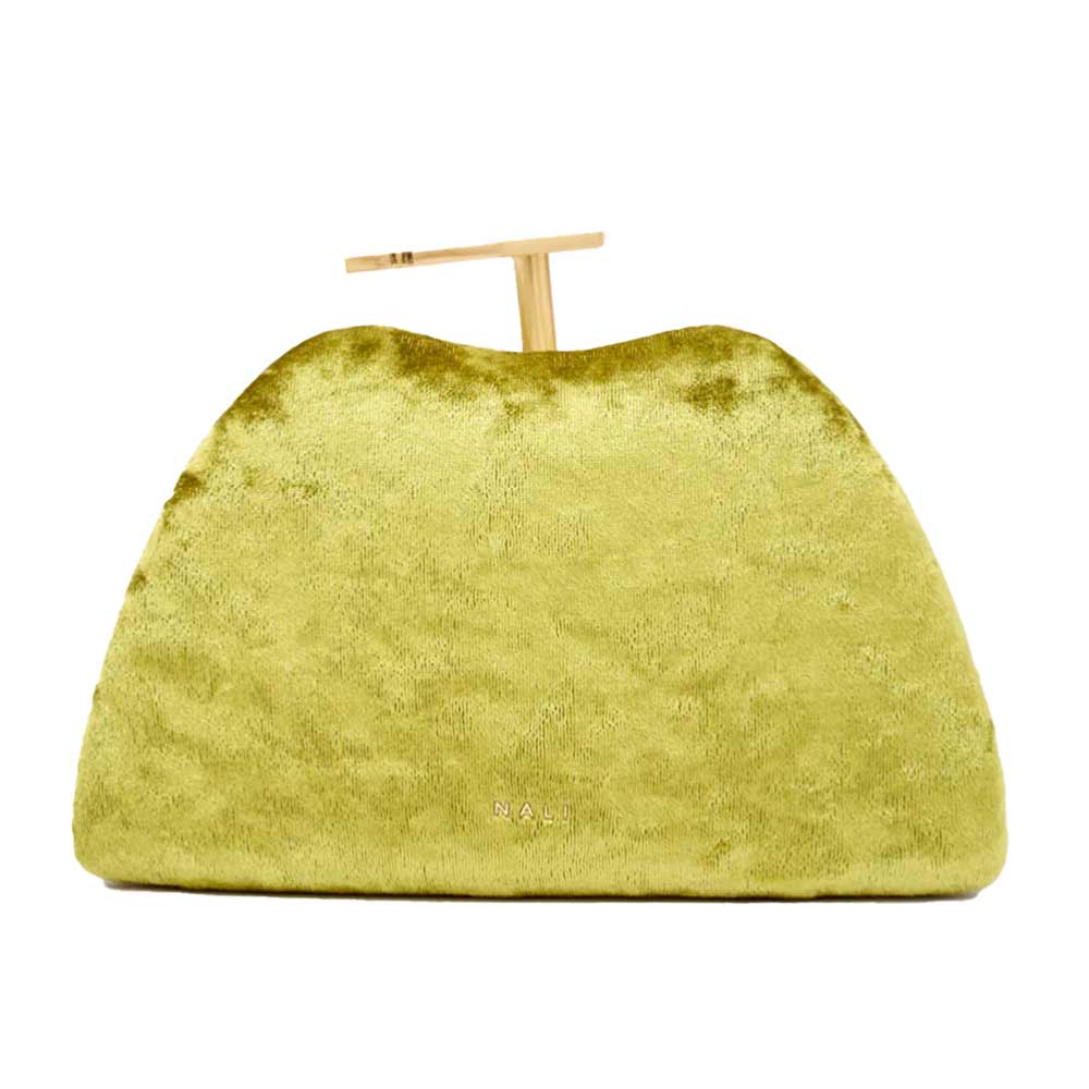 Tilly Green | Velvet Clutch