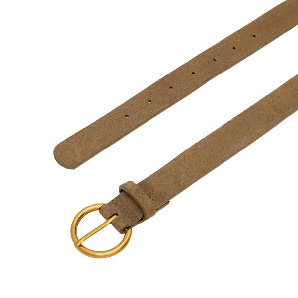 Josy Khaki | Suede Belt