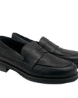 24125 Black | Leather Loafer