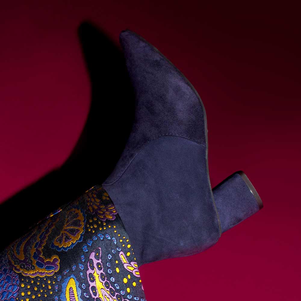 Arosa Navy | Suede Ankle Boot