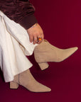 Arosa Taupe | Suede Ankle Boot