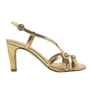 Mila Gold | Metallic Leather Sandal