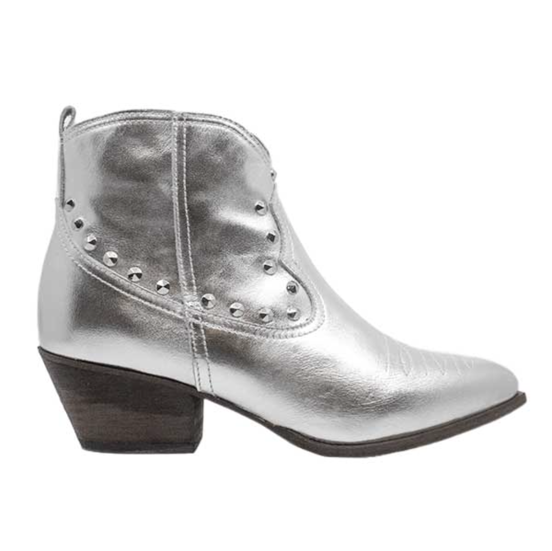 Baltarini -Jessie- Women's Silver Western Cowboy boot at The Nowhere Nation