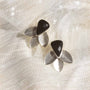 Azzure Elegance Earring | Silver & Black