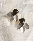 Azzure Elegance Earring (Silver with Black)