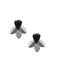 Azzure Elegance Earring (Silver with Black)