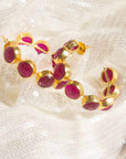 Harmony Fuchsia Pink | Hoop Earring
