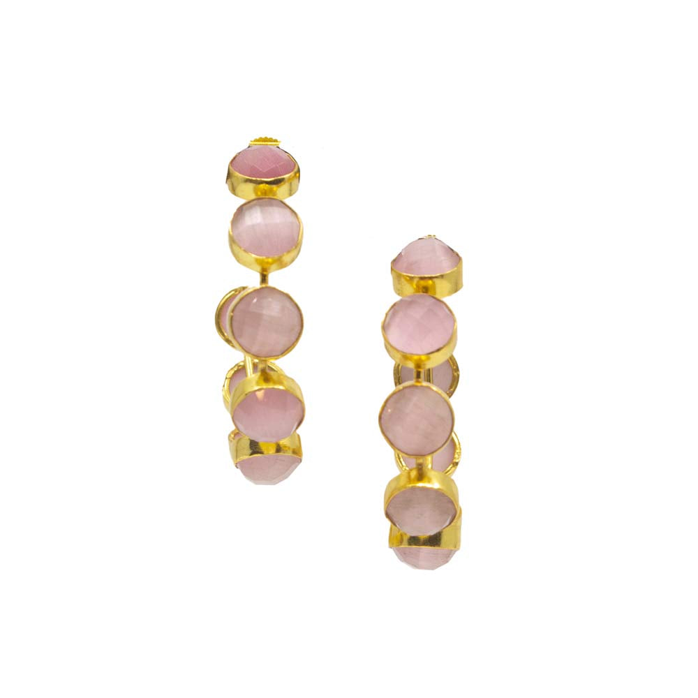 Harmony Light Pink | Hoop Earring