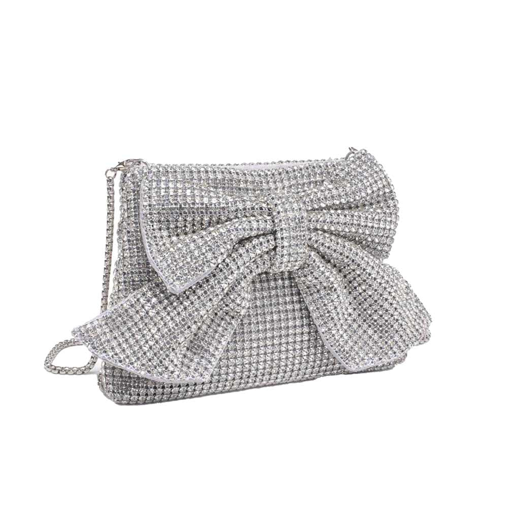 Gretchen Silver | Crystal Embellished Clutch