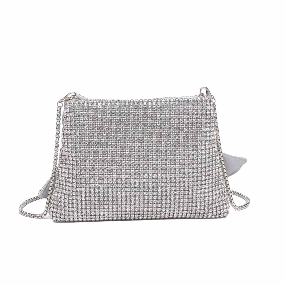 Gretchen Silver | Crystal Embellished Clutch