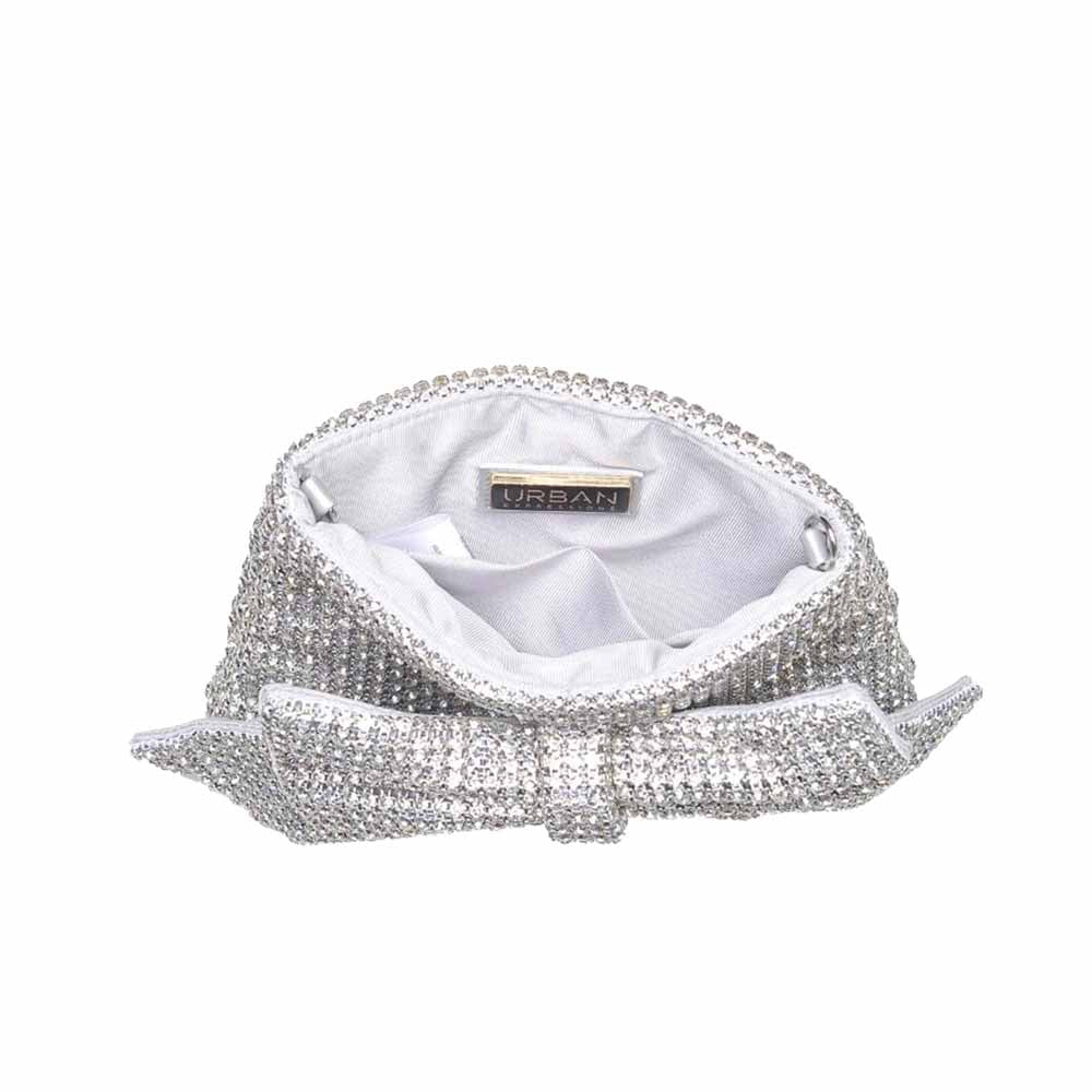 Gretchen Silver | Crystal Embellished Clutch