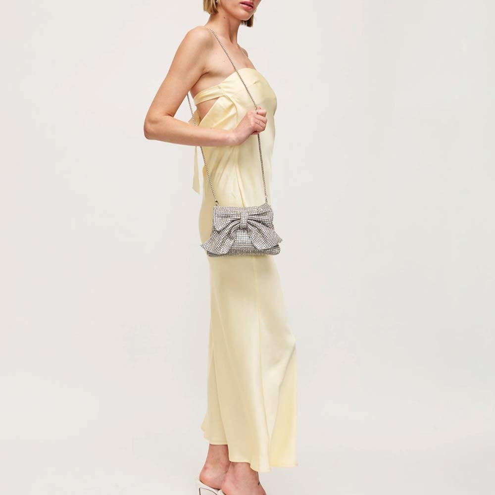 Gretchen Silver | Crystal Embellished Clutch