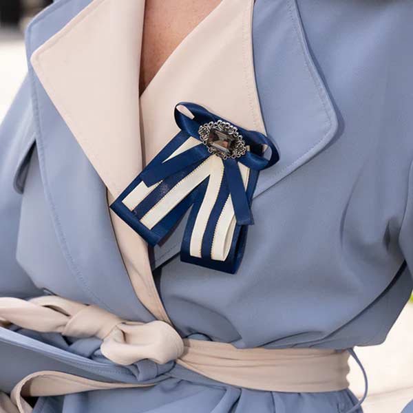 Grateful Heart | Ribbon Bow Brooch