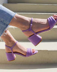 Peony Lilac | Suede Sandal