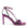 Lola Cruz Adesina fuchsia Strappy high heel side