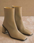 ALOHAS west cape cactus warm beige ankle boot