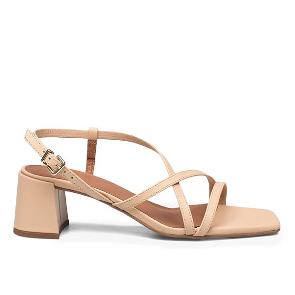 2053 Beige | Leather Sandal