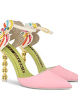 Ezili | Pink Embellished Pump