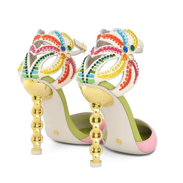Ezili | Pink Embellished Pump