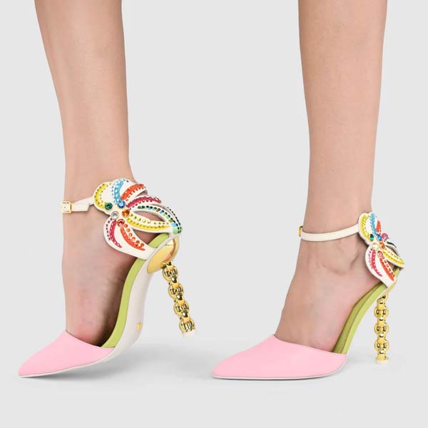 Ezili | Pink Embellished Pump