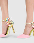 Ezili | Pink Embellished Pump