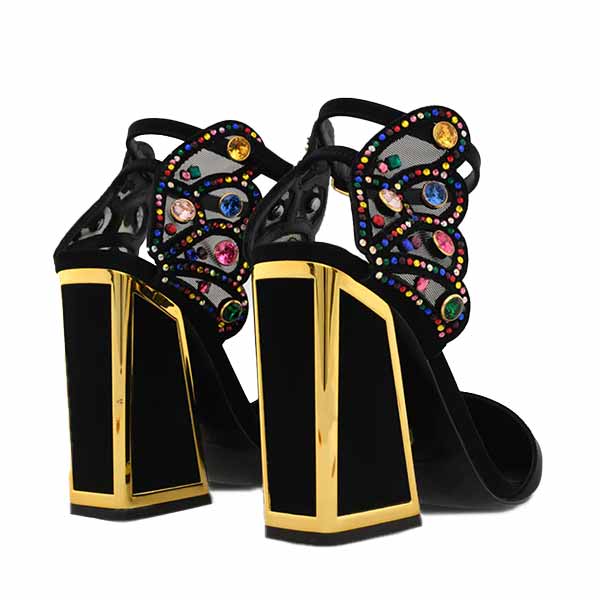 Kat Maconie Naira black/multi pumps