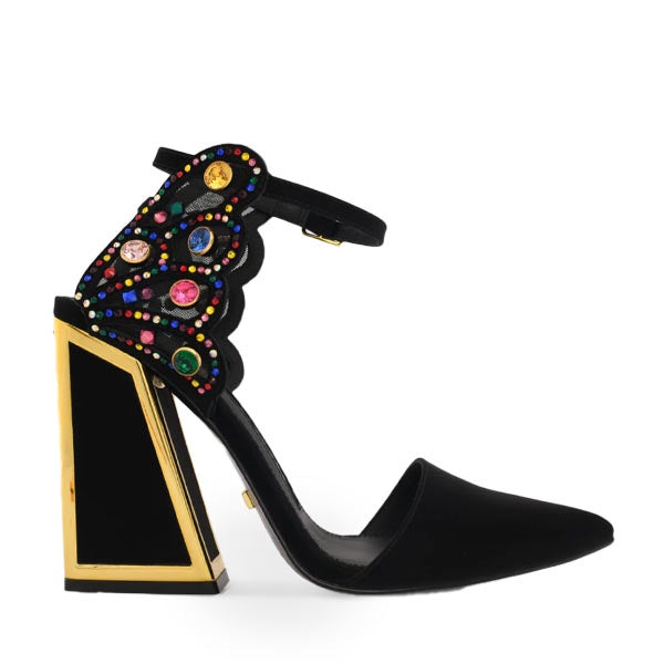 Kat Maconie Naira black/multi pumps