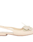 Nelli Coconut Cream | Slingback Flat