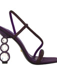Kat Maconie kabita blackcurrant purple high heel strappy sandal AW23