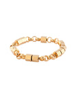Kat-Maconie prism stud bracelet/anklet gold